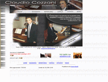 Tablet Screenshot of claudiocozzani.net